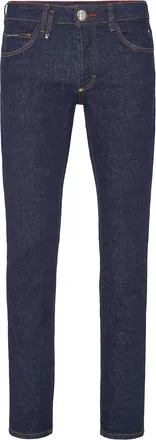 Philipp Plein Denim Trousers Super Straight Cut Iconic Plein
