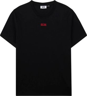 GCDS Mini Logo SS T-Shirt - Heren - T-shirts - Zwart - 2XL - Katoen - Tops