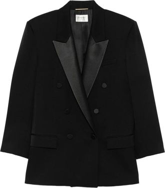Saint Laurent Mujer, Chaquetas, Negro, Talla: M