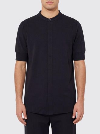 Thom Krom T-shirt in cotone con bottone Thom Krom