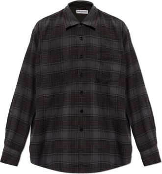 Our Legacy Above Shirt - Heren - Casual Overhemden - Grijs - L - Katoen - Overhemden