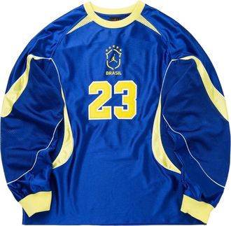Nike Jordan Air Jordan Goalie 2026 Jersey Old Royal Yellow Pulse IF3900-417