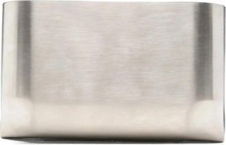 Rick Owens Sculpturale Clutch met Geborstelde Afwerking - Dames - Clutches - Grijs - ONE Size - Tassen