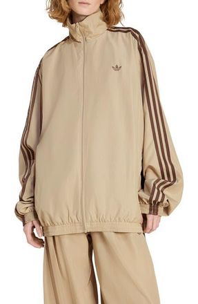 adidas Originals Firebird Adilenium Track Jacket in Stone Khaki/Earth Strata at Nordstrom, Size X-Small