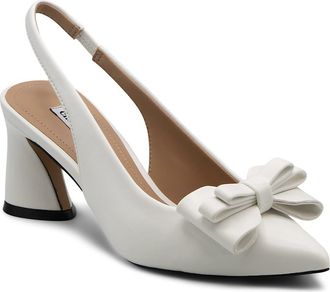 Charles by Charles David Astrid Slingback Pointed Toe Pump in White at Nordstrom, Size 6.5