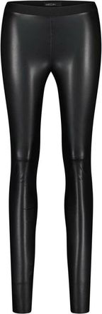 Marc Cain Faux Leather Leggings Bodycon Stijl - Dames - Leggings - Zwart - M - Broeken
