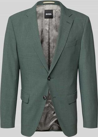 HUGO BOSS Slim Fit Sakko aus Schurwoll-Mix Modell HUTSON in Dunkelgruen, Größe 102