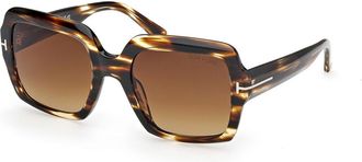 Tom Ford FT1082 KAYA 55F Womens Sunglasses Tortoiseshell Size 54