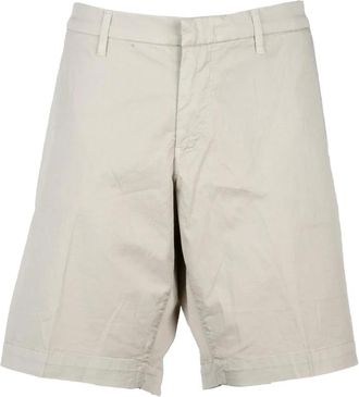 Fay Heren, Korte broeken, Beige, Maat: W42 Katoen