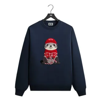 Kith Kithmas 2025 Otter Nelson Crewneck Nocturnal KHM034424-413