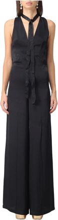 Twinset Stijlvolle Abito Jurk - Dames - Jumpsuits - Zwart - M - Jumpsuits & Playsuits