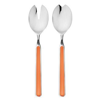 Mepra Fantasia Salad Serving Set - 2 Pieces in Carrot at Nordstrom