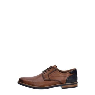 Rieker Veterschoenen Laag - Heren - Nette schoenen - Bruin - 44 EU - Leer - Schoenen