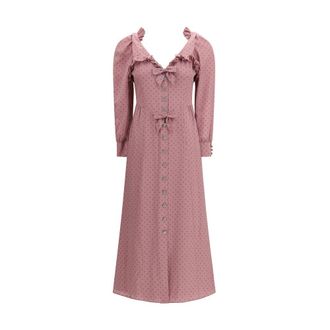 Alessandra Rich Silk Casual Womens Dress
