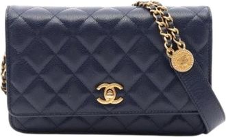 Chanel Borsa Pre-owned Vintage Cross Body - - Pre-owned - Donna - Blu - ONE SIZE