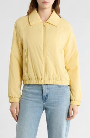 Bernardo Cloud Bomber Jacket in Straw at Nordstrom Rack, Size X-Small