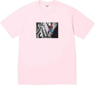 SUPREME SS26 Spider-Man T-Shirt Light Pink SUP-SS26-001-LIGHTPNK