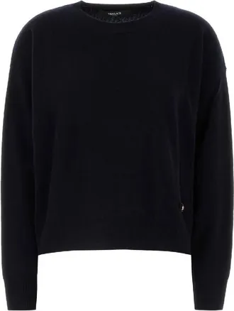 Versace Medusa 95 Cashmere-Blend Boxy Sweater, Brand Size 40 (US Size 4)