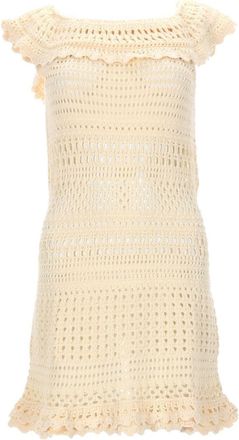 Isabel Marant Zoa Crochet Knit Mini Dress