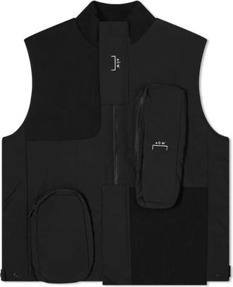 A-Cold-Wall* Assymetric 3D Pocket Puffer Gilet Black ACWMO037