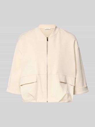 OPUS Blouson mit Rei&szlig;verschluss und Pattentaschen Modell Goros in Beige, Gr&ouml;&szlig;e 36