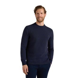 Harmont & Blaine Trui met ronde hals - Heren - Truien - Blauw - Maat: S Wol