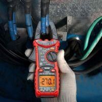OEM Pinza Amperim&eacute;trica Autom&aacute;tica Trms De 6000 Cuentas, Mide Corriente Alterna, Voltaje, Temperatura Y Resistencia - Crezuo