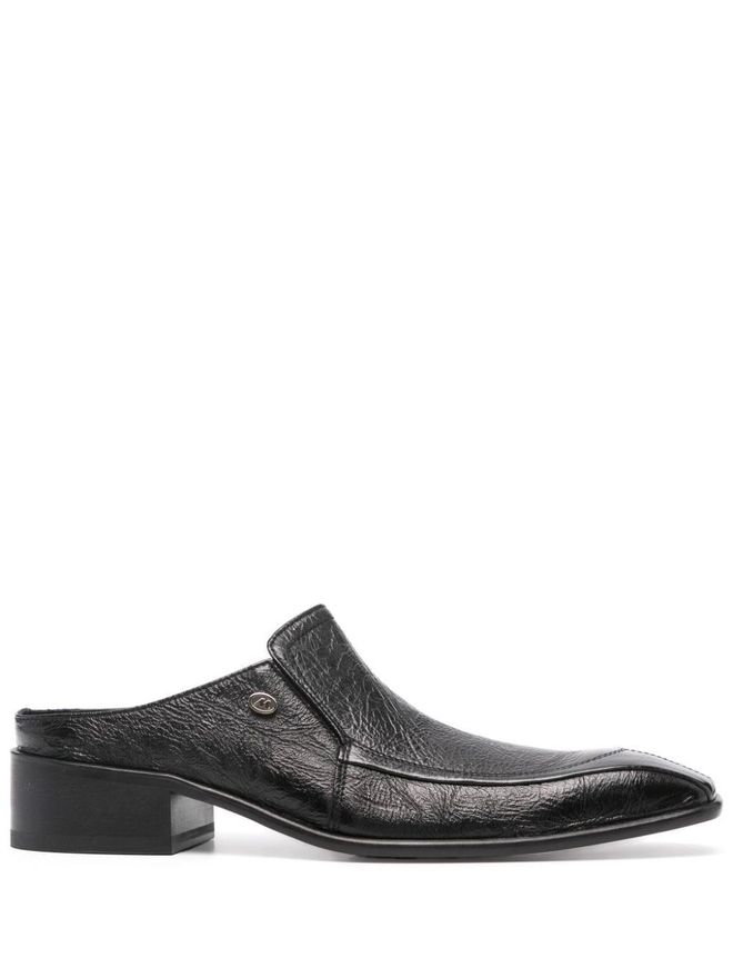 Snout leather mules - Black
