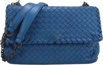 Bottega Veneta Pre-owned Shoulder Bags, female, Blue, Size: ONE SIZE Pre-owned Shoulder Bag