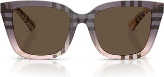 Burberry Sunglasses Be4487 422073 Check Gradient Rose/Brown Women