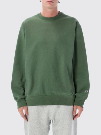 Champion Felpa girocollo in cotone con spalle scese