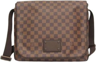Louis Vuitton Pre-owned Vintage Canvas Cross Body Bag - unisex - Vintage Schoudertas - Bruin - ONE Size - Vintage