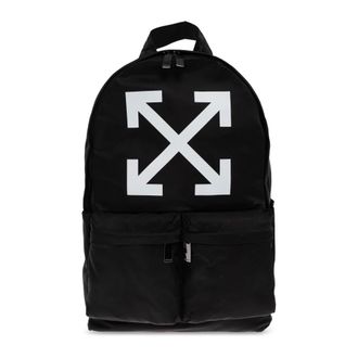 Off-white Mochila con logo - Bags - Hombre - Negro - ONE SIZE