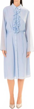 Area Stars Yasmine Midi Dress In Light Blue