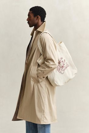 GANT Men Canvas Tote Bag (ONE SIZE) CREAM