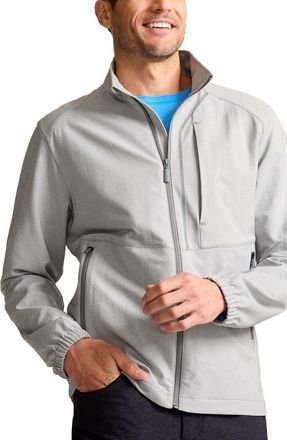 Tommy Bahama On Par Pro Water Repellent Zip Jacket in Harbor Mist at Nordstrom, Size 2Xlt