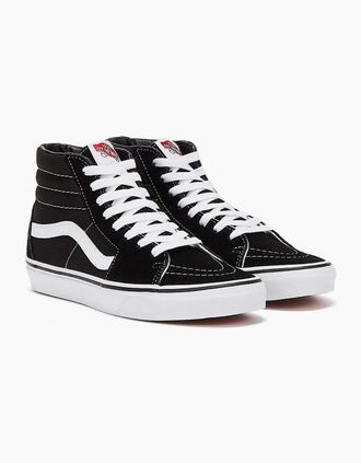 Vans Womens Vans SK8 Hi Black / White Trainers - Size: UK 4 / eu 36.5 / us 4.5