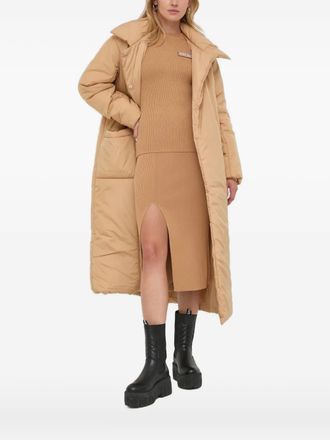 Notes du Nord ribbed-knit elbow-patch sweater - Brown