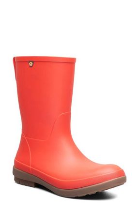 Bogs Amanda II Waterproof Rain Boot in Red at Nordstrom, Size 12