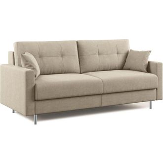 Divani.Store Megan Sof&aacute; Convertible En Microfibra Extra&iacute;ble 168 Cm (mat. 120x197) Taupe