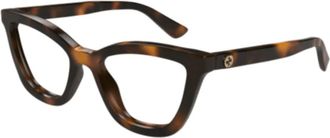 Gucci Stijlvolle ovale zonnebril - unisex - Brillen - Veelkleurig - 54 MM - Accessoires