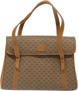 Gucci Tweedehands leren handtassen - Dames - Vintage Handtas - Beige - ONE Size - Leer - Vintage
