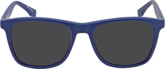 Lacoste Grey Rectangular Mens Sunglasses L860SP 424 56