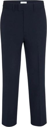 Paolo Pecora Duomo Chino Broeken - Heren - Chinos - Blauw - L - Wol - Broeken