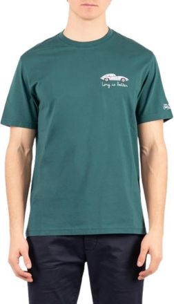 Saint Barth Portofino T-Shirt - Heren - T-shirts - Groen - XL - Katoen - Tops