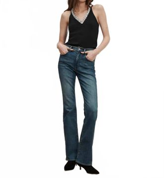 Veronica Beard Ayres Embellished Tank Top In Black