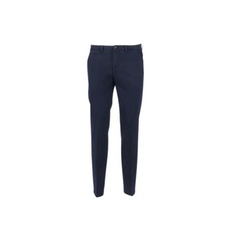 BRIGLIA 1949 Broeken, Heren, Blauw, XL, Katoen, Bg 07 Wijde Broek