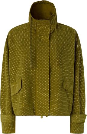 Pinko Giacca con cappuccio e tasca - Verde