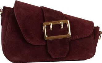 Persaman New York Cleo Suede Shoulder Bag in Dark Red at Nordstrom Rack