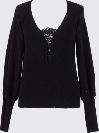 Twinset Top in maglia Twinset con inserti in pizzo